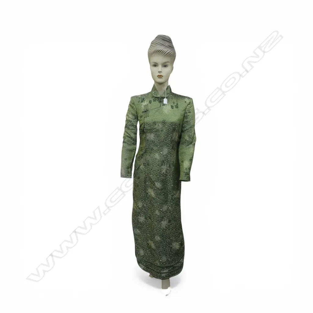 c. 1950's MANNEQUIN in oriental garb, on stand H.1850mm Image 1++