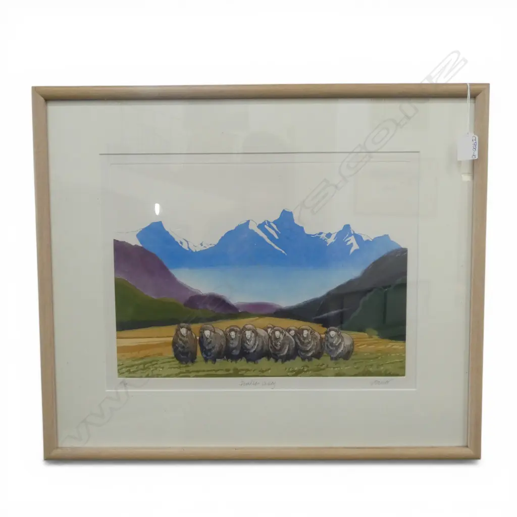 ELIZABETH STEINER, PARADISE VALLEY, ETCHING 10/30, 325x430mm Image 1++