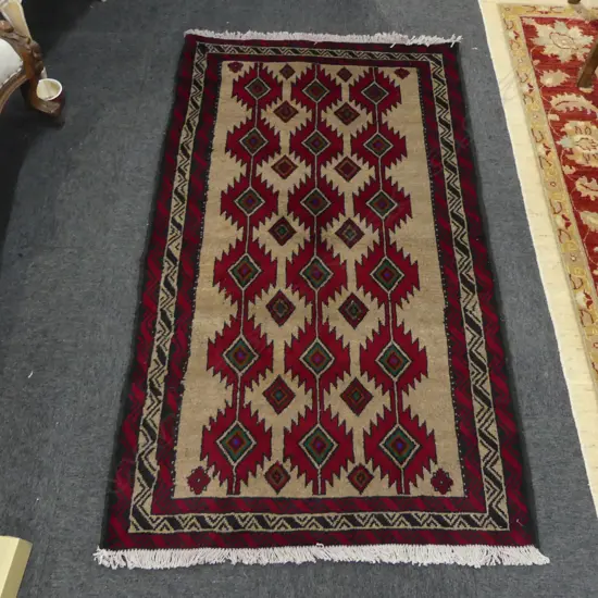 BALUCHI HAND KNOTTED RUG 1790x1050mm