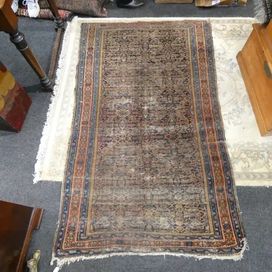 PERSIAN HAND KNOTTED ALL WOOL RUG 2040x1280mm