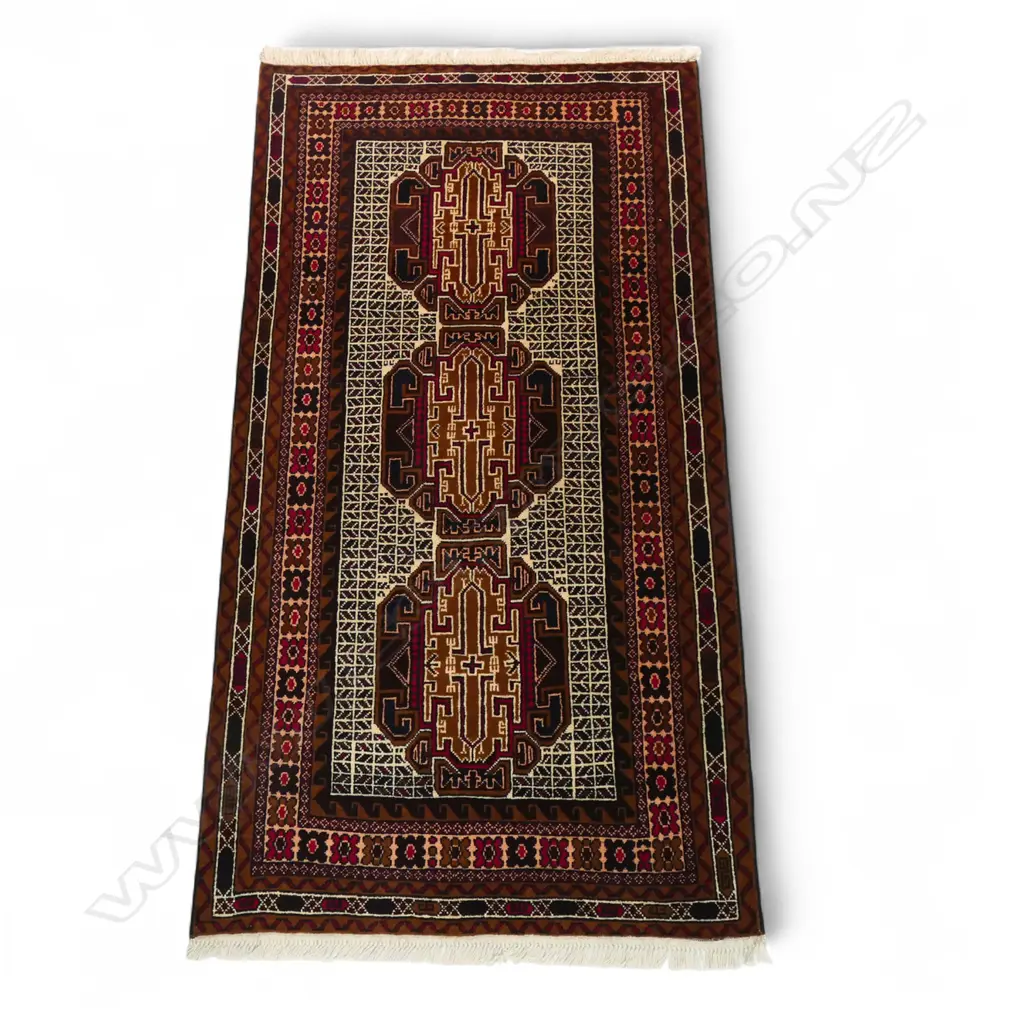 A hand knotted Baloch rug, Image 1++