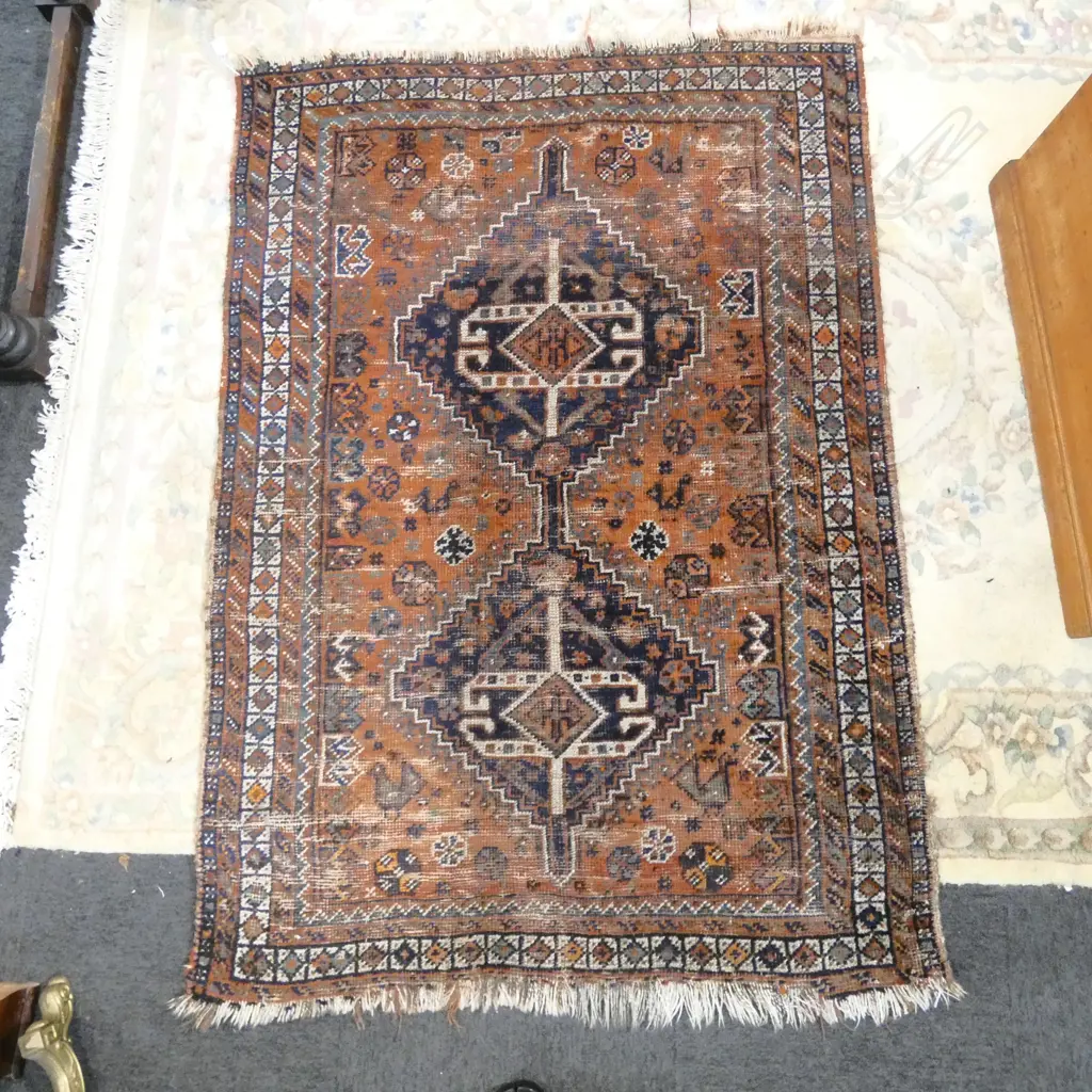 IRANIAN ALL WOOL RUG faults 1530x1110mm Image 1++