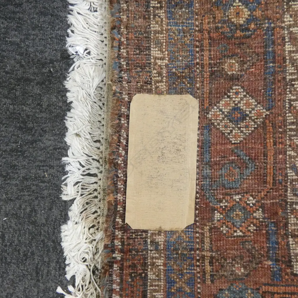 ANTIQUE IRANIAN RUG multiple repairs, all faults 1700X1370MM Image 1++