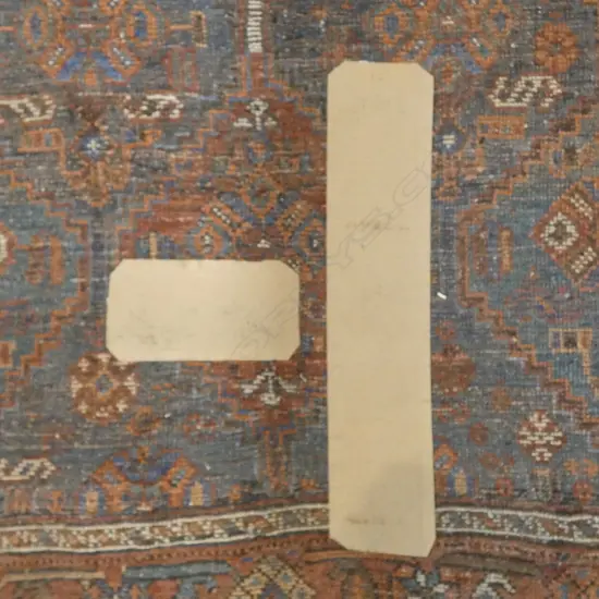 ANTIQUE IRANIAN RUG multiple repairs, all faults 1700X1370MM