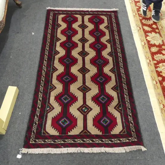 BALUCHI HAND KNOTTED RUG 1040x1980mm