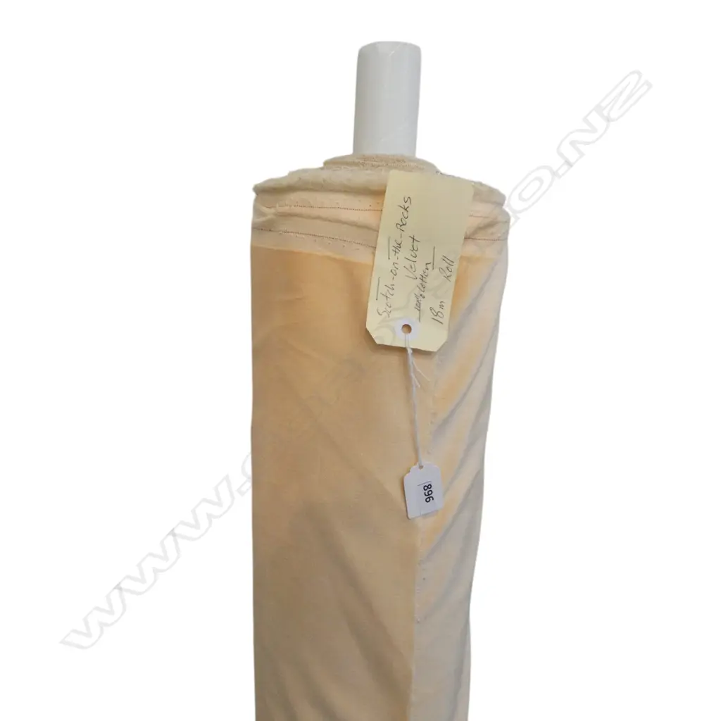FABRIC BOLT; SCOTCH ON THE ROCKS, VELVET COTTON, 18M ROLL Image 1++
