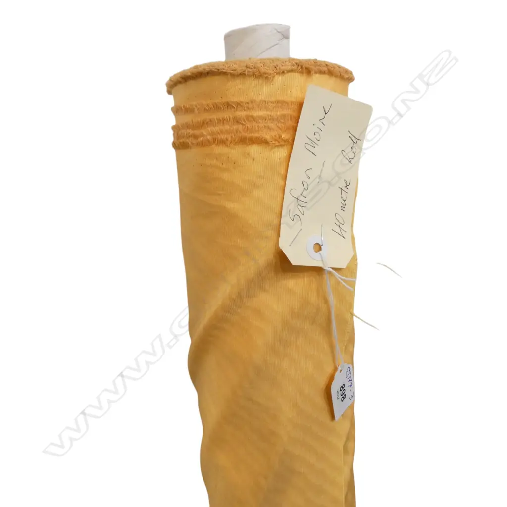 FABRIC BOLT; SAFRON MOIRE, 40M ROLL Image 1++