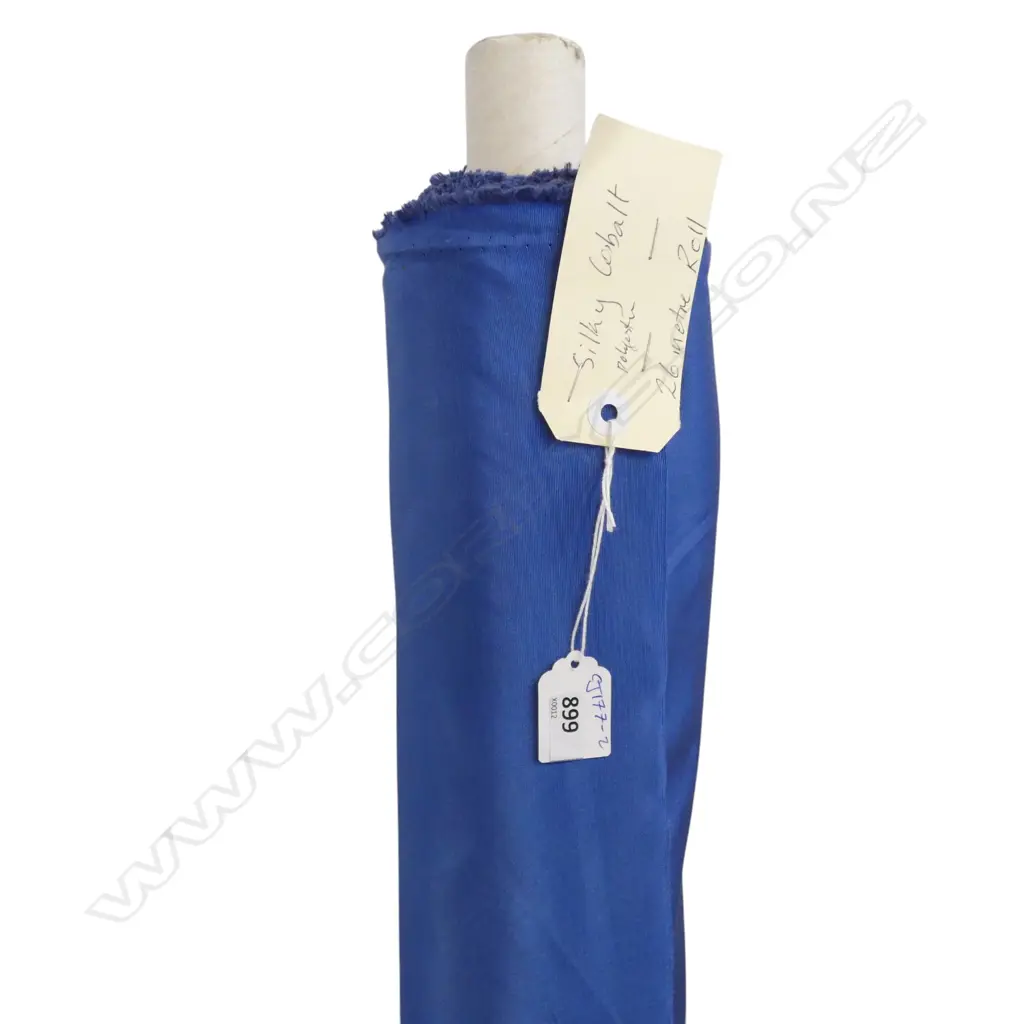 FABRIC BOLT; SILKY COBALT, POLYESTER, 26M ROLL Image 1++