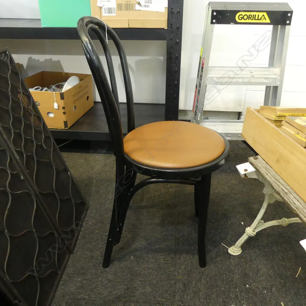 10 EUROPEAN UPHOLSTERED BENTWOOD CHAIRS Image 1++