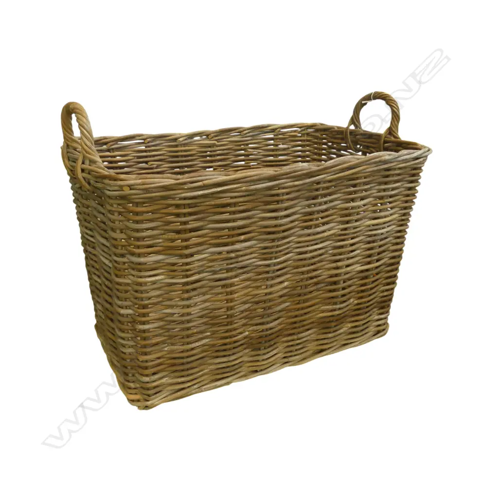 LG WOVEN CANE BASKET W.680mm Image 1++