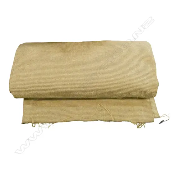 LENGTH OF NEW OLD STOCK woven style UPHOLSTERY FABRIC 120mm X 9000mm w kirkcaldie & Stains label