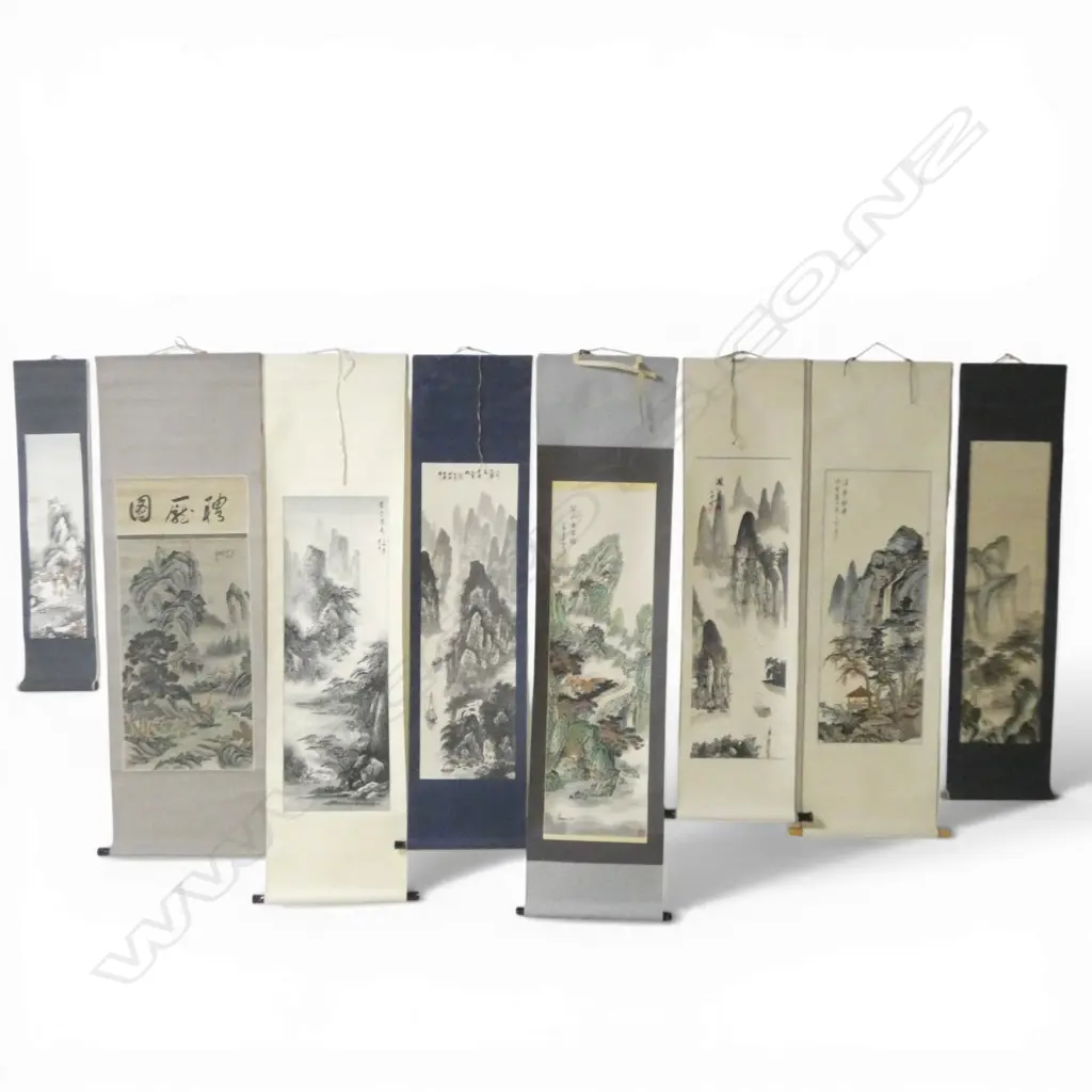 8 ORIENTAL SCROLLS Image 1++