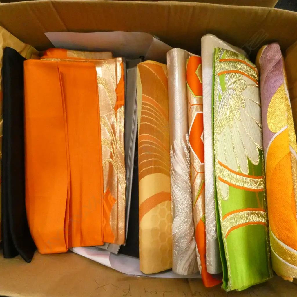 9 JAPANESE OBI SASHES Image 1++