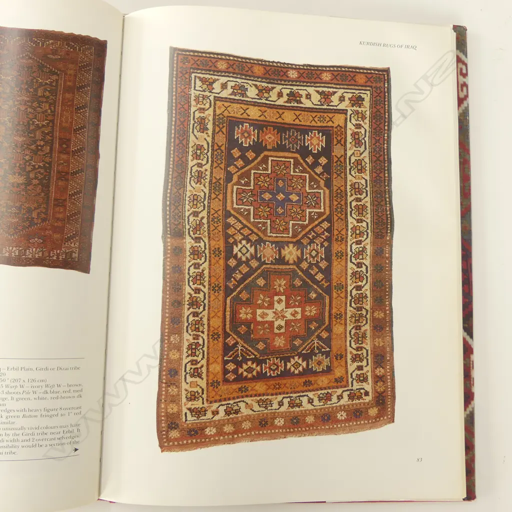 THE FOLLOWING 61 LOTS ARE PART OF THE BROWNSON BOOK COLLECTION: WILLIAM EAGLETON: AN INTRODUCTION TO KURDISH RUGS Image 1++