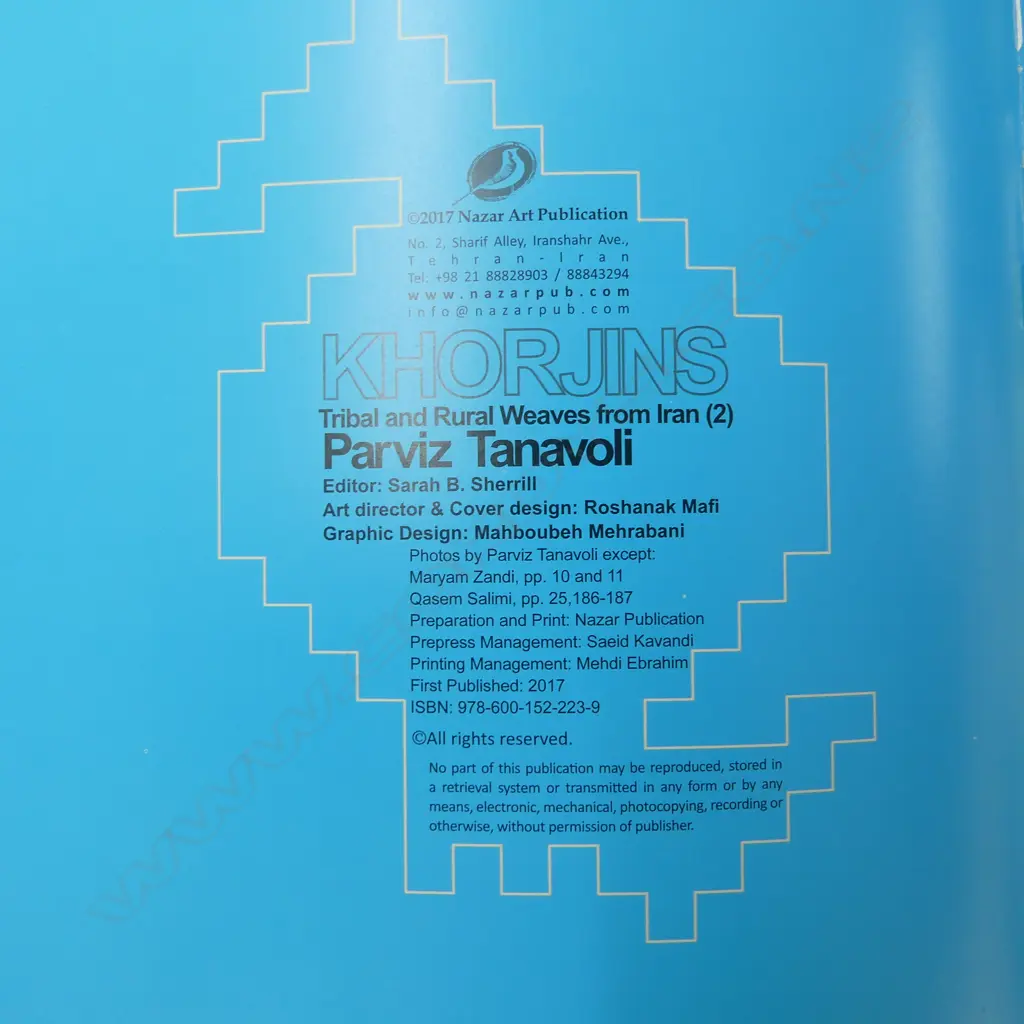 PARVIZ TANAVOLI: KHORJINS TRIBAL AND RURAL WEAVES FROM IRAN Image 1++