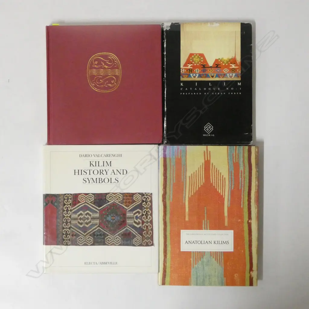 FOUR PUBLICATIONS: KILIMS & OTHER FLATWEAVES Image 1++