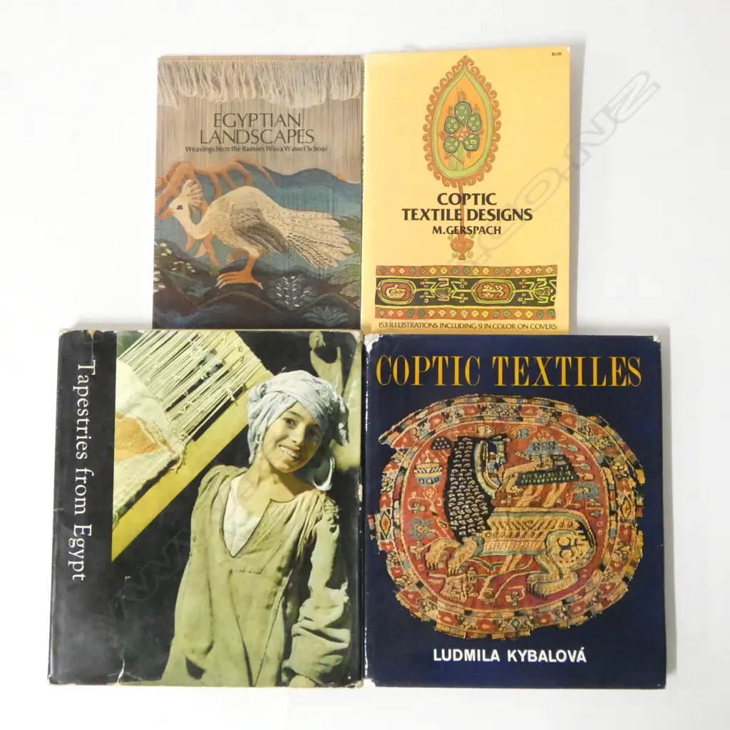 FOUR PUBLICATIONS: NORTH AFRICAN – COPTIC TEXTILES Image 1++