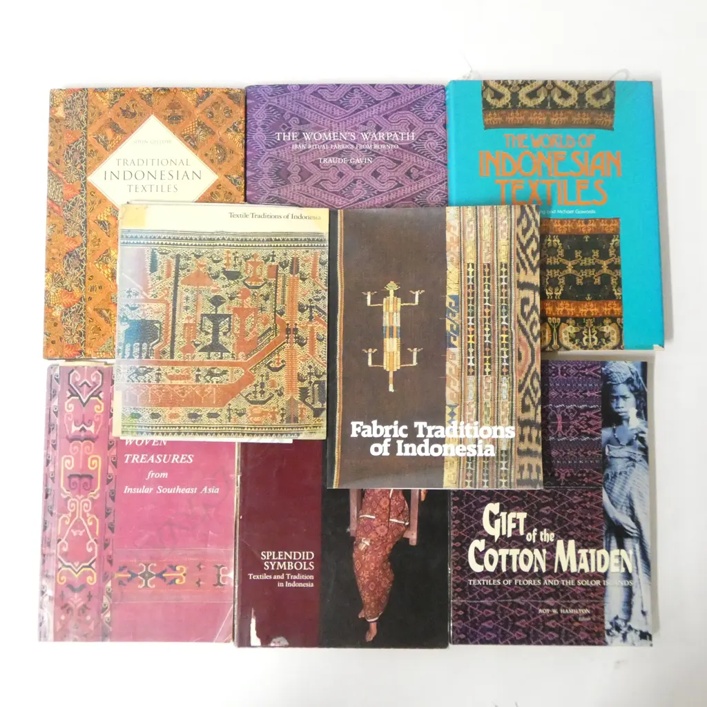 EIGHT PUBLICATIONS: INDONESIAN TEXTILES Image 1++
