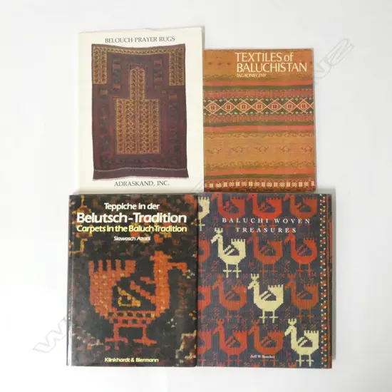 FOUR PUBLICATIONS: BELUCHI RUGS & CARPETS