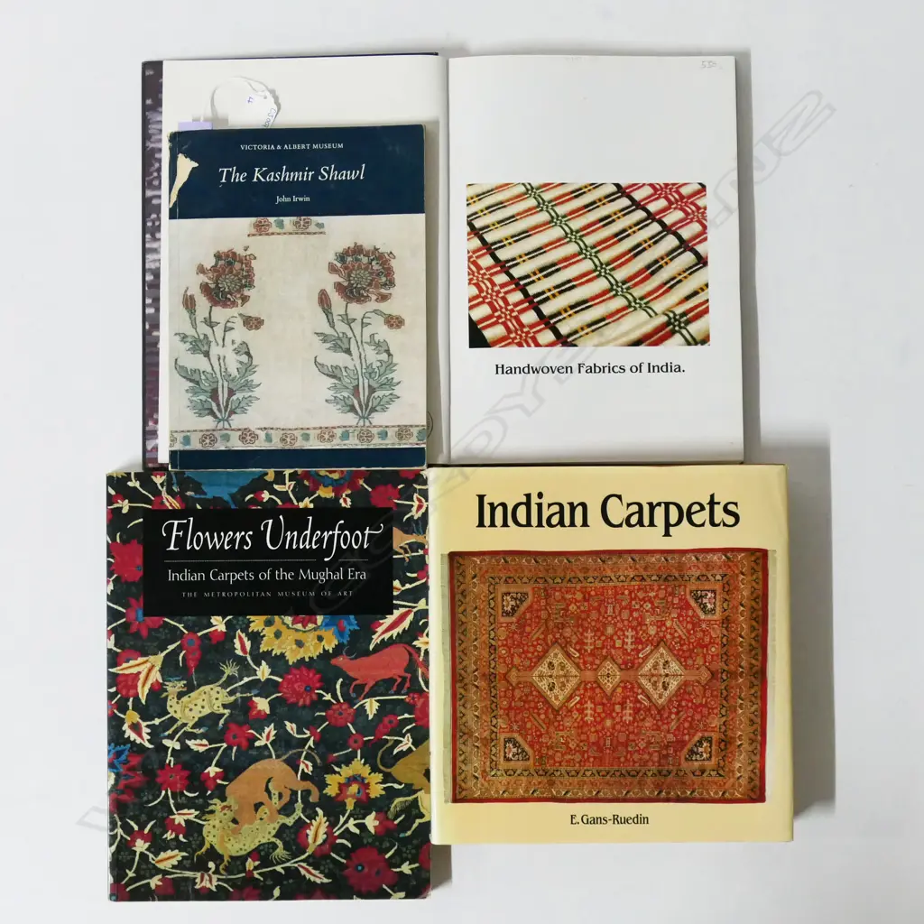 FOUR PUBLICATIONS: INDIAN TEXTILES... Image 1++