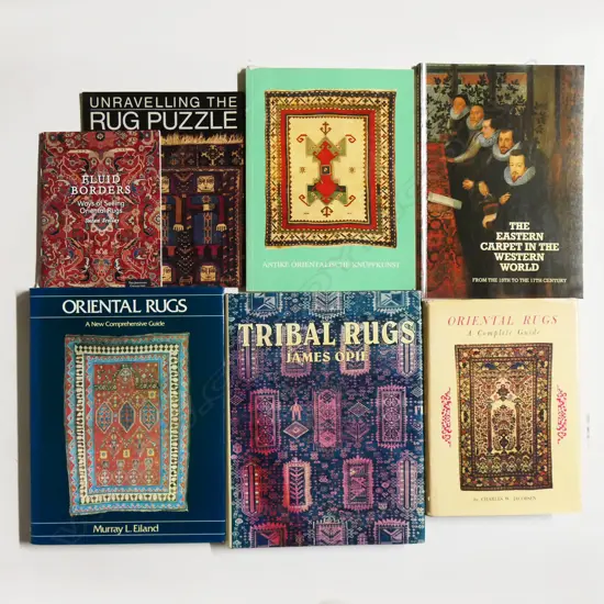 SEVEN PUBLICATIONS: ORIENTAL RUGS & TEXTILES...