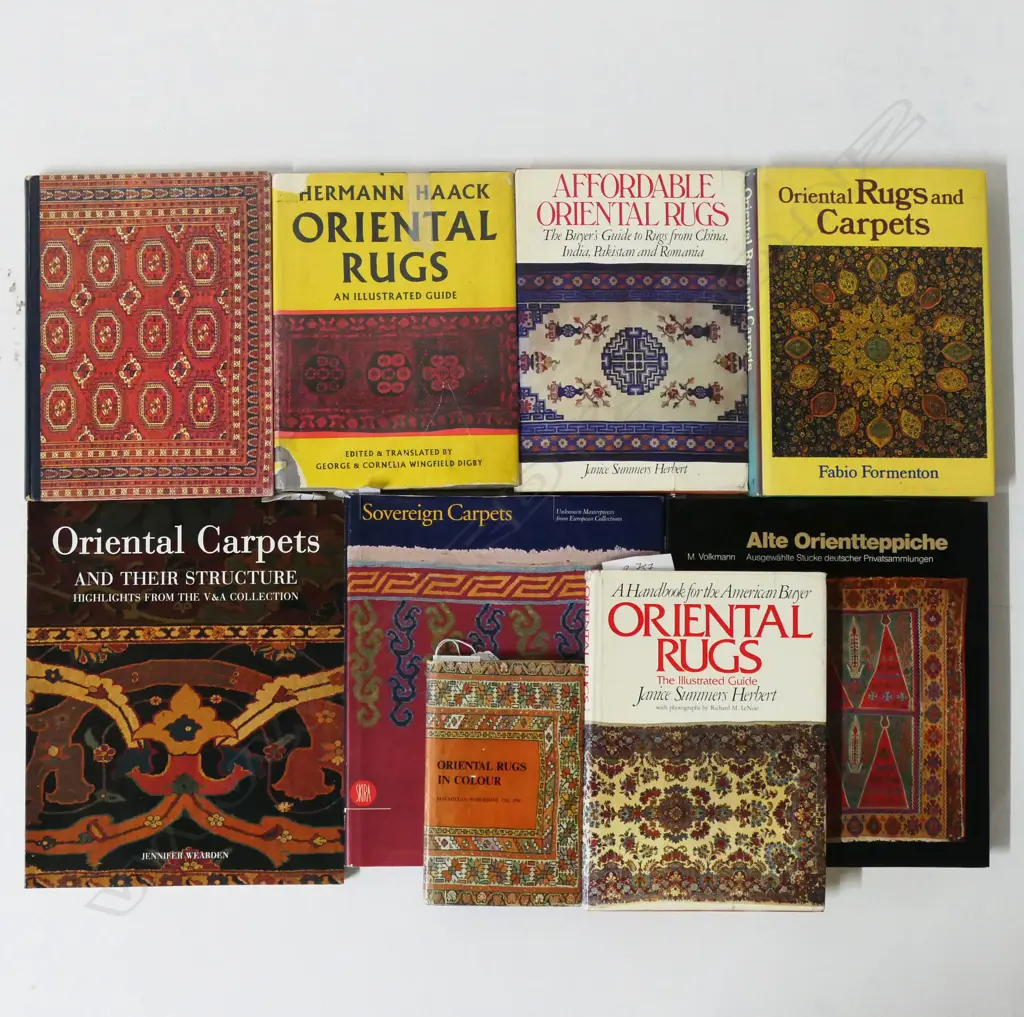 NINE PUBLICATIONS: ORIENTAL RUGS & CARPETS... Image 1++