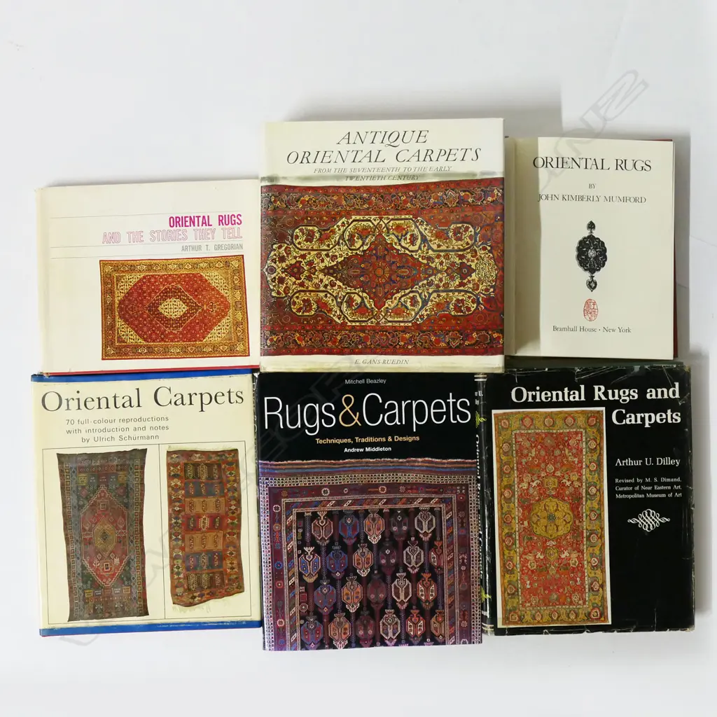 SIX PUBLICATIONS: ORIENTAL RUGS & CARPETS... Image 1++