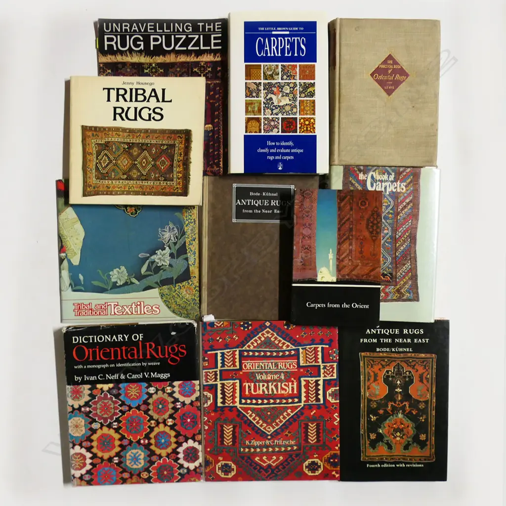 TWELVE PUBLICATIONS: ORIENTAL RUGS & CARPETS... Image 1++