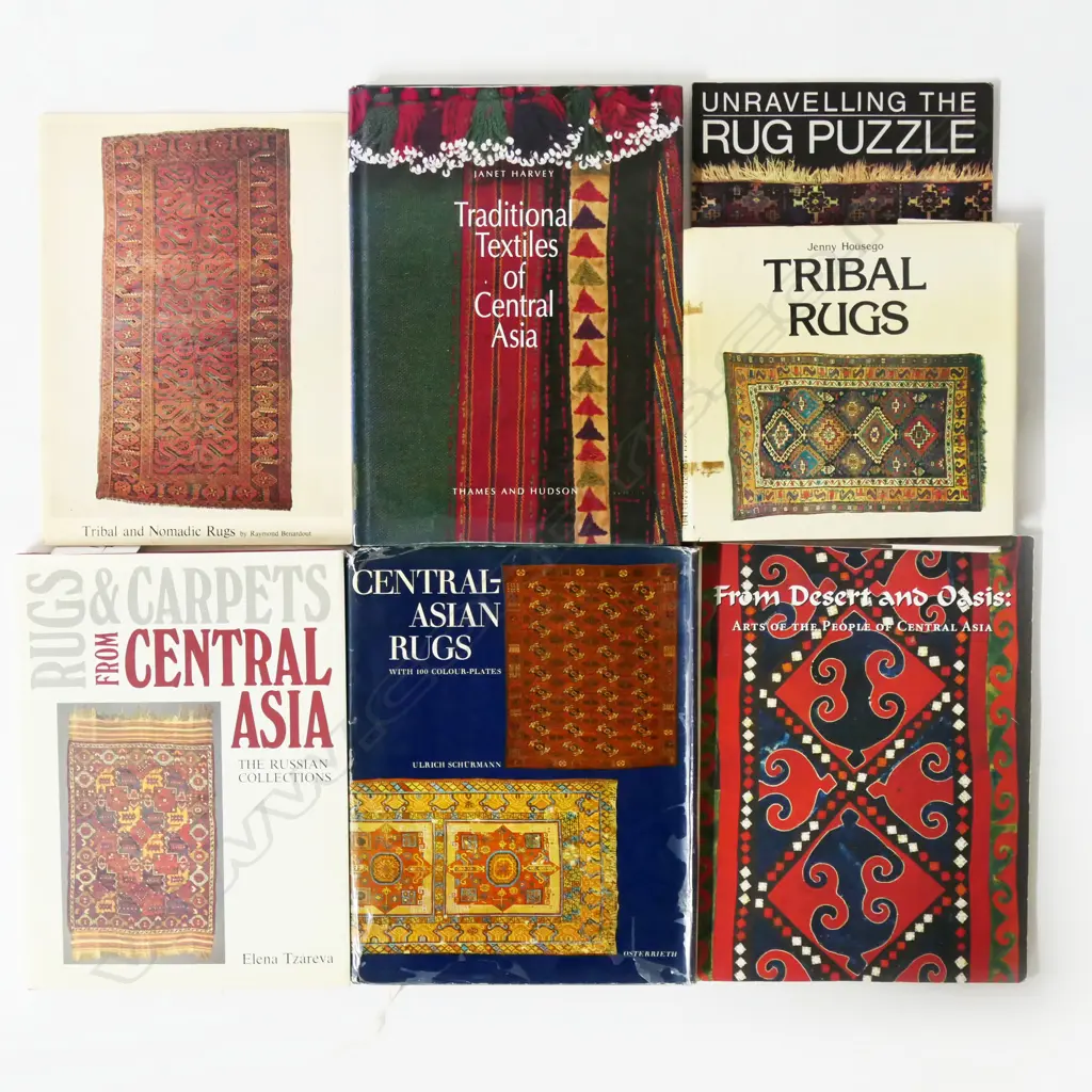 SIX PUBLICATIONS: TEXTILES OF CENTRAL ASIA... Image 1++