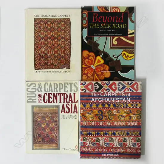 FOUR PUBLICATIONS: CENTRAL ASIAN TEXTILES...