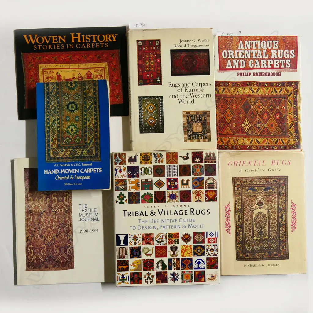 SEVEN PUBLICATIONS: ASIAN & EUROPEAN TEXTILES Image 1++