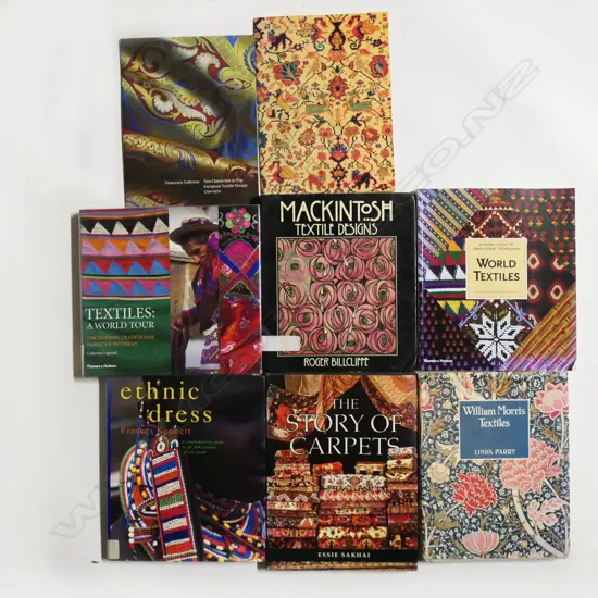 EIGHT PUBLICATIONS: WORLD TEXTILES