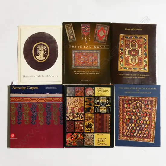 SIX PUBLICATIONS: TEXTILE COLLECTIONS
