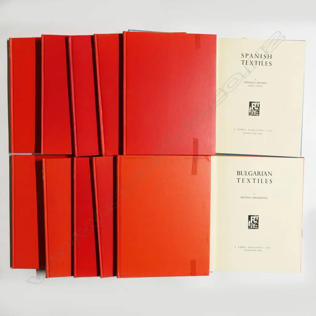 TWELVE VOLUMES OF ‘THE WORLD’S HERITAGE OF WOVEN FABRICS' Image 1++