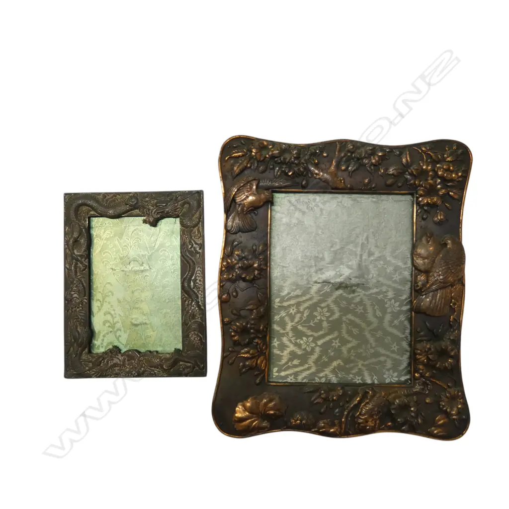 2 JAPANESE METAL PHOTO FRAMES 360x310mm Image 1++