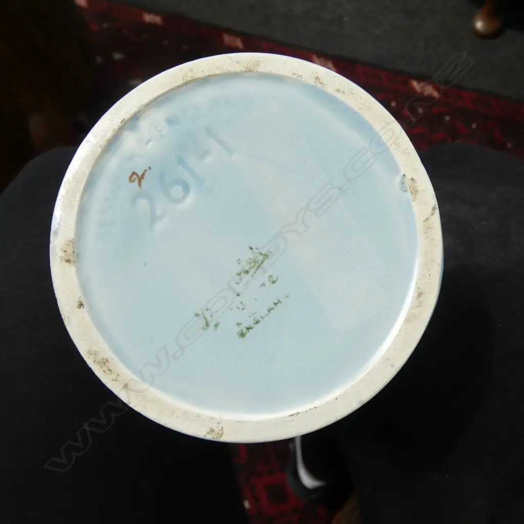 1930’S ART DECO BESWICK JUG VASE, H.210MM Image 1++