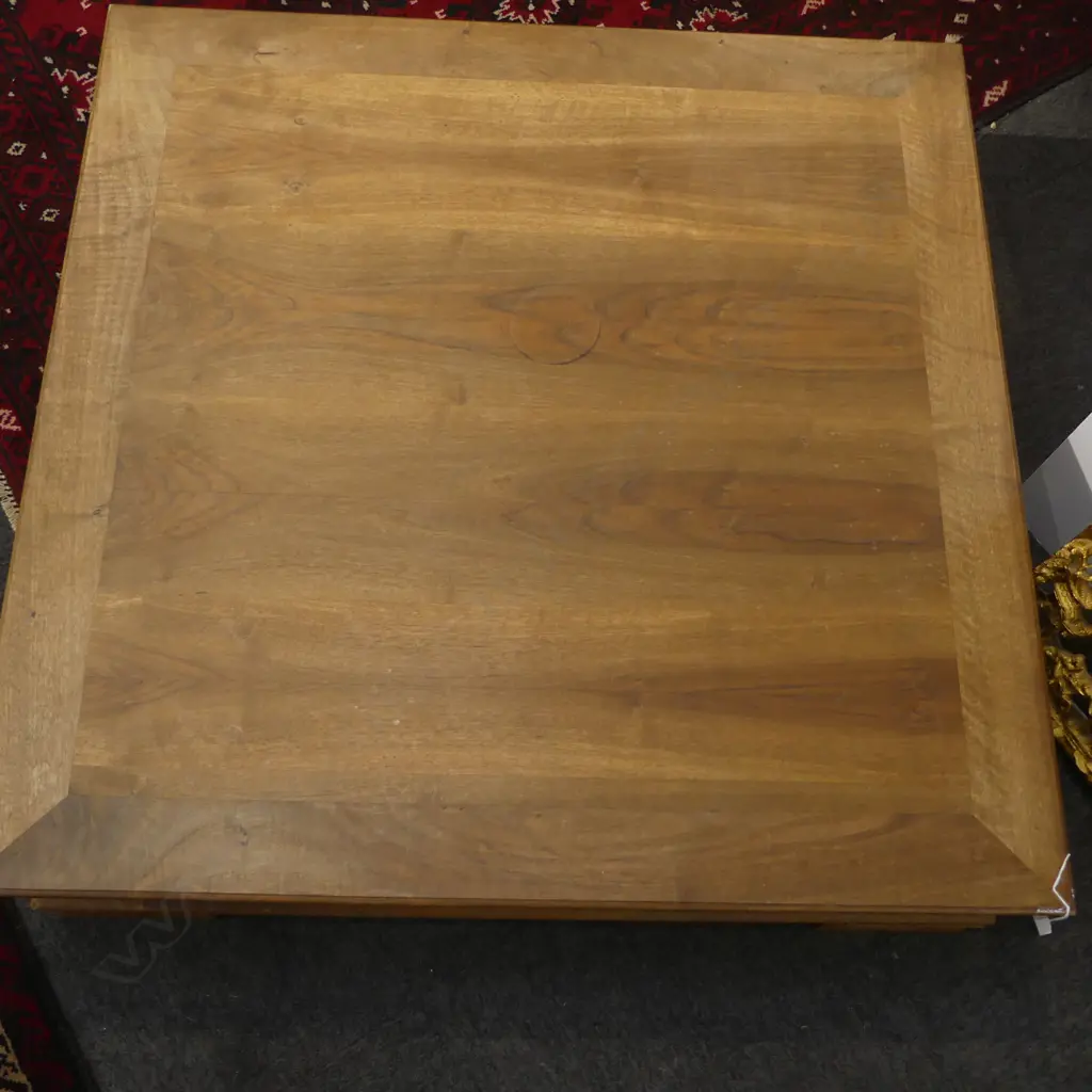 WOODEN COFFEE TABLE 1120x1120x325mm Image 1++