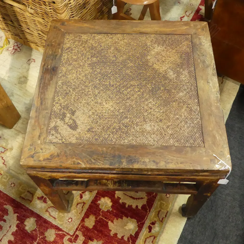 ORIENTAL HARD WOOD TABLE 535x535x530mm Image 1++