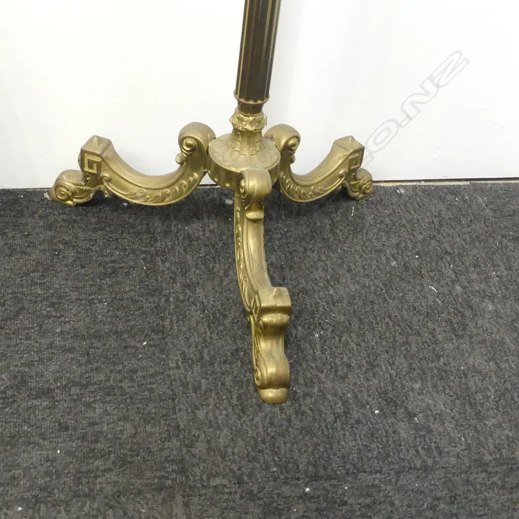 CAST BRASS REVOLVING COAT HAT STAND H1710MM Image 1++