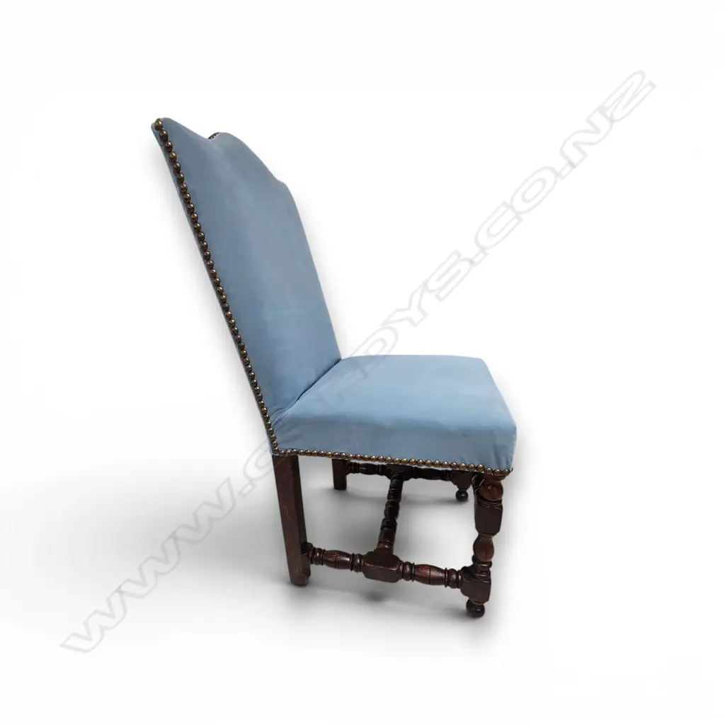 PR VINTAGE OAK JACOBEAN STYLE BEDROOM CHAIRS H1000MM Image 1++