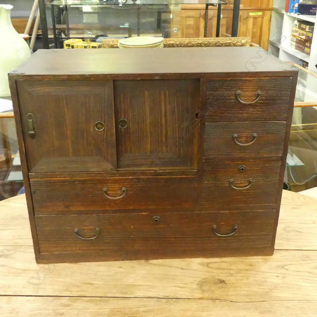 JAPANESE TANSU CABINET 600x470mm Image 1++