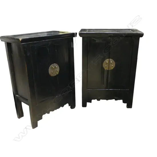 2 ORIENTAL SIDE CABINETS missing locking pins 415x235x555mm