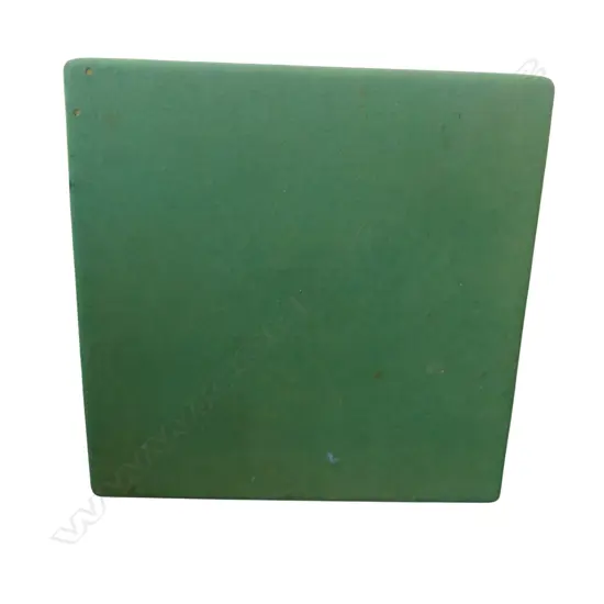 FOLDING CARD TABLE - (BAIZE HAS SOME HOLES)