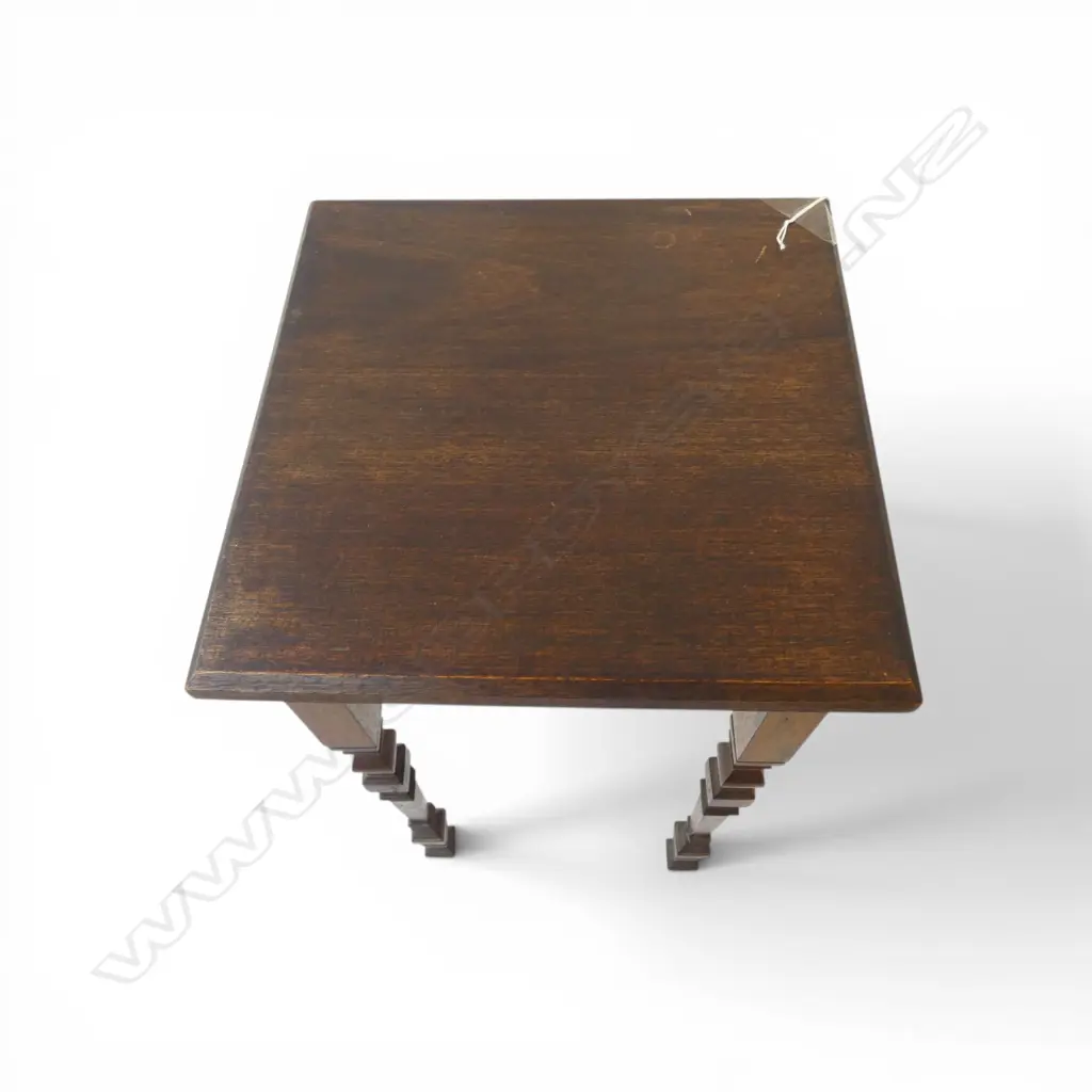 ANTIQUE MAHOGANY SIDE TABLE 290x290x505mm Image 1++