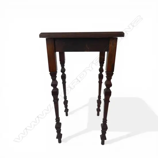 ANTIQUE MAHOGANY SIDE TABLE 290x290x505mm