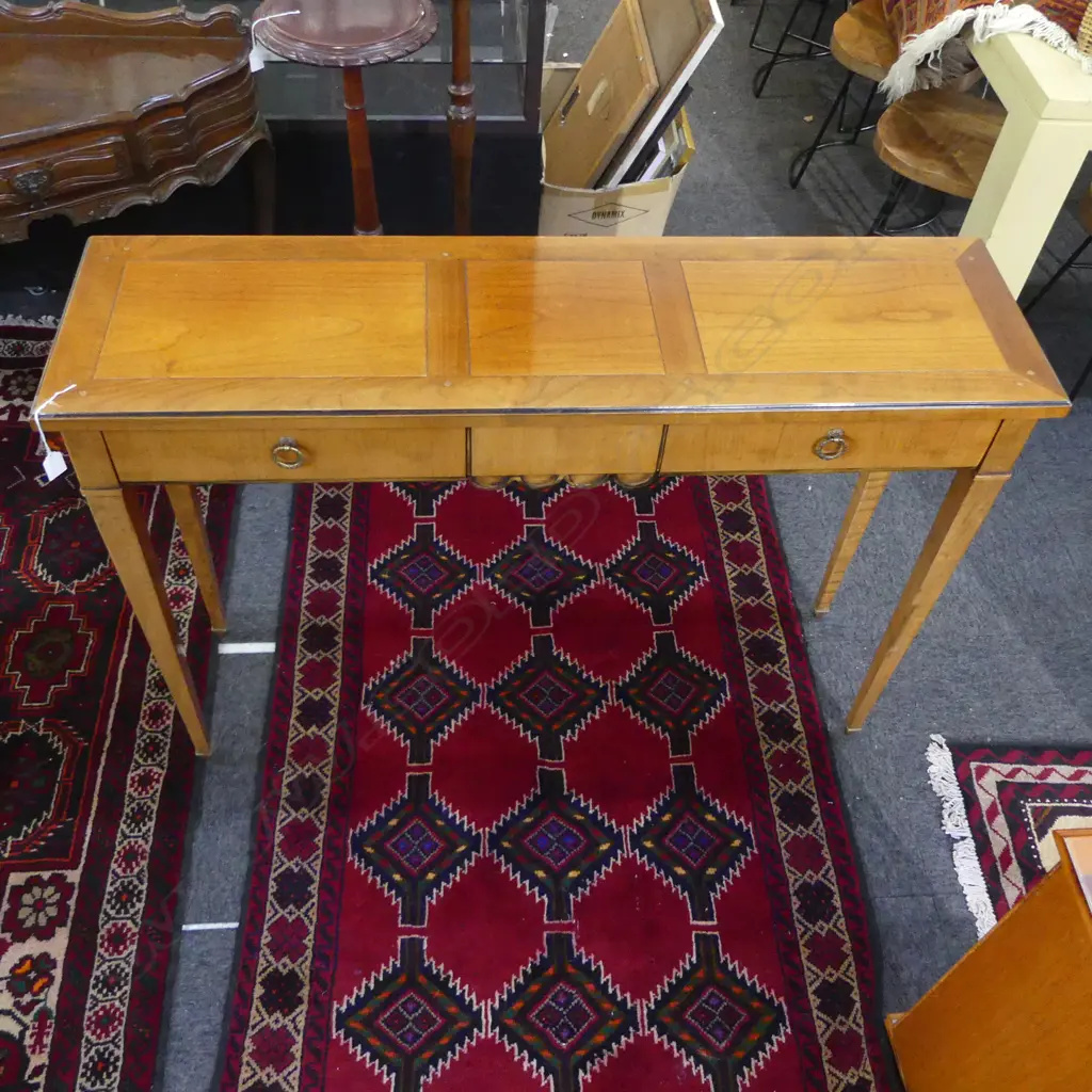 CONSOLE / HALL TABLE w. 2 DRAWERS 1200x340x840mm Image 1++