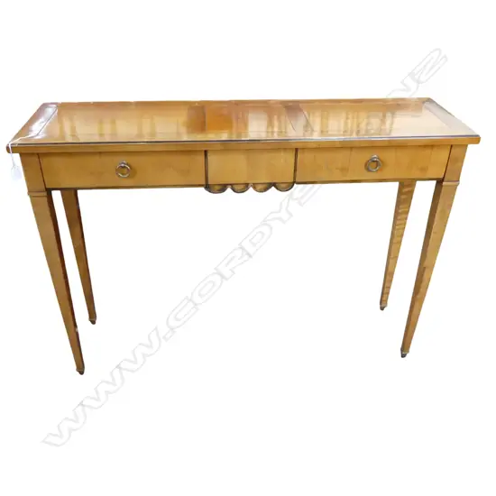 CONSOLE / HALL TABLE w. 2 DRAWERS 1200x340x840mm