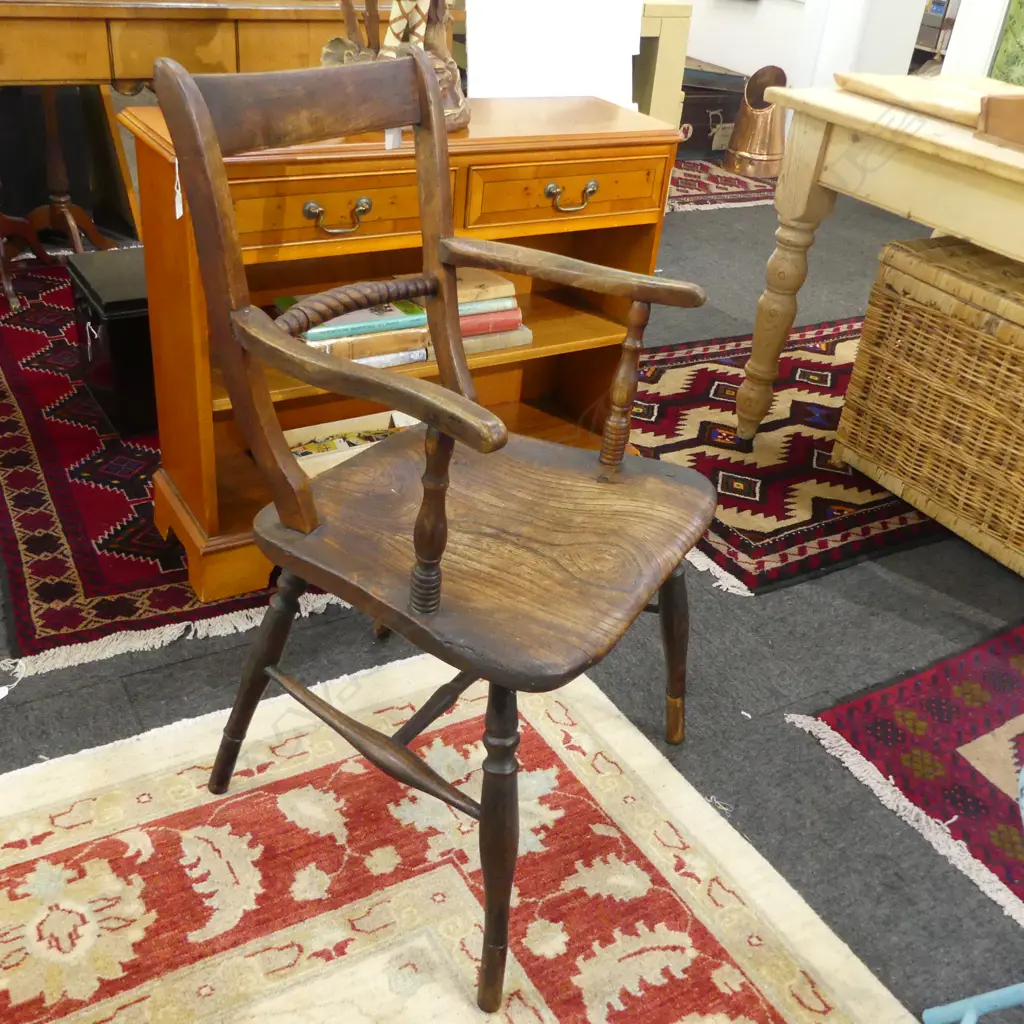 ANTIQUE WINDSOR ARMCHAIR H.925mm Image 1++
