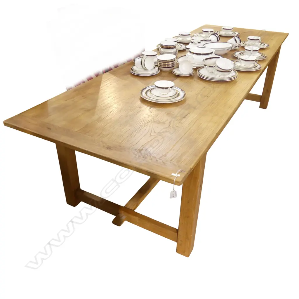 LG FRUITWOOD REFECTORY TABLE 2910x950x765mm Image 1++