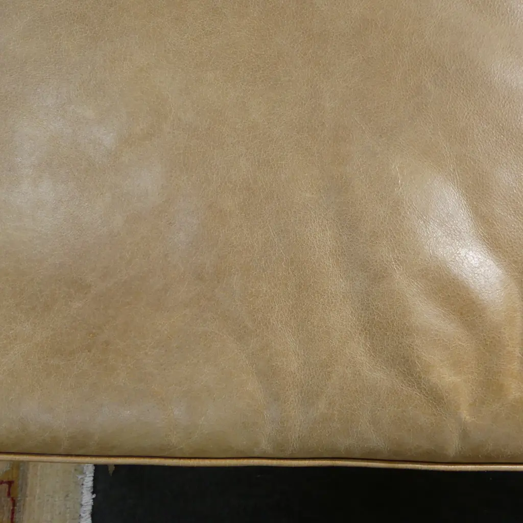 FREEDOM FURNITURE LEATHER SOFA + FOOTSTOOL W2350 H.800mm Image 1++